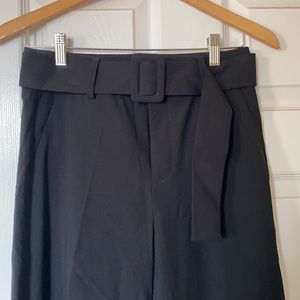 NWT Banana Republic Wide-leg dress pants- black- 4